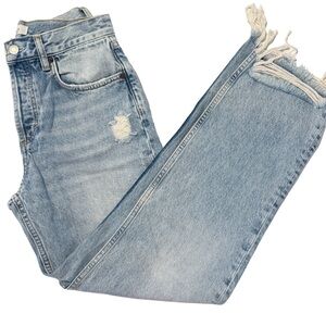 Nuuds light wash distressed jeans - size 25